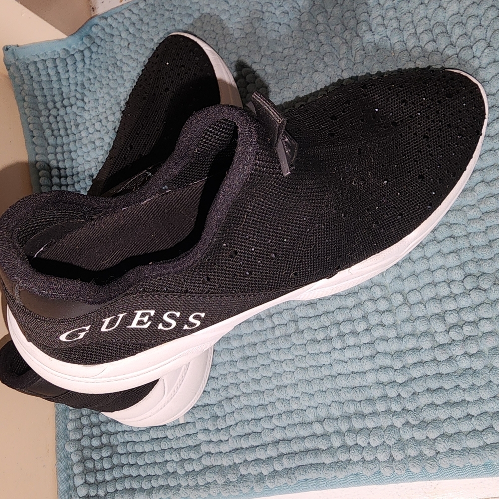 GUESS Women's Black Slip-On Sneakers